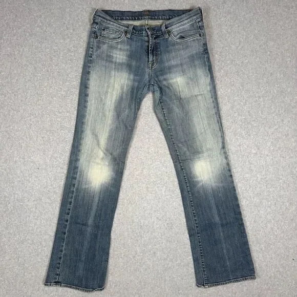Vintage 7 for all Mankind Women's Size 30 Lightwash Bootcut Jeans USA - Picture 1 of 9